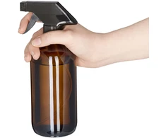 Relaxdays 8 rudų stiklinių purškimo buteliukų rinkinys 500 ml