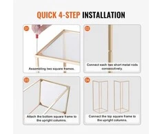 VEVOR 80cm aukštas vestuvių gėlių stovas