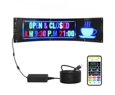 Vevor 83,5x20 cm programuojama LED iškaba spalvota