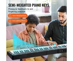 Vevor 88 klavišų skaitmeninis pianinas su stovu