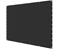 Vevor 90% saulės uždanga 10 x 10 ft sodo kiemui (juoda)