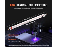 VEVOR 90W CO2 lazerio vamzdis 1250 mm