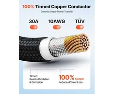 Vevor 9,14 m saulės baterijos prailginimo kabelis 10 AWG