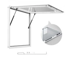 Vevor 92x92 cm maisto langas su markize maisto sunkvežimiui