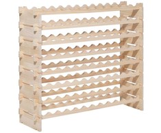 Vevor 96 butelių modulinė vyno lentyna