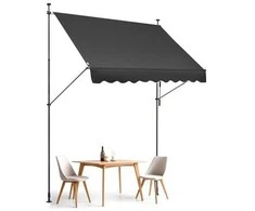 Vevor 98x47" reguliuojama terasa su rankena