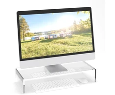 Laikiklis Relaxdays Akrilinis monitoriaus stovas