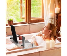 Relaxdays Akrilinis vonios padėklas