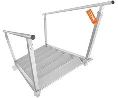 Vevor Aliuminis dokinis kopėčios, 43-51cm reguliuojamos