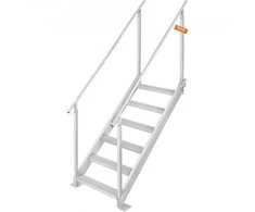Vevor Aliuminis dokinis kopėčios, 43-51cm reguliuojamos
