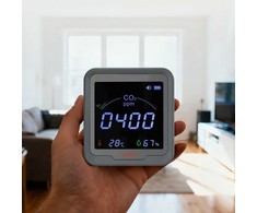 Vevor Anglies dioksido matuoklis su temperatūros rodymu