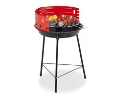 Relaxdays Anglinė kepsninė su stovu Ø 37 cm