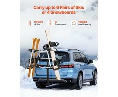 Vevor Ant automobilio montuojama slidžių ir snieglenčių laikiklis