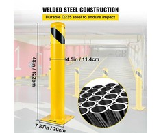 Vevor apsauginis stulpas 122 cm aukščio plieno
