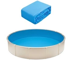Vevor Apvalus baseino įdėklas 18 pėdų unibead 120 cm