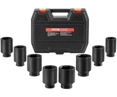 Vevor Ašies stebulės galvučių rinkinys 1/2" 8 vnt