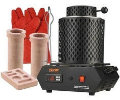 Elektrinė krosnelė Vevor Auksinė lydymo krosnis 1350W 1150°C
