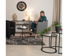 Relaxdays Auksinė stalinė lempa