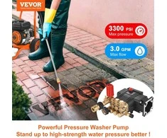 Vevor Aukšto slėgio plovimo siurblys 19 mm ašimi