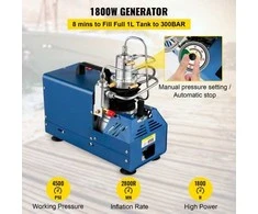 Vevor Aukšto slėgio oro kompresorius 4500PSI, 1800W