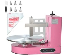 Vevor Automatinis tortų glaistytojas 10-41 cm, rožinis