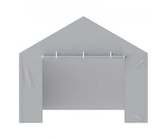 VEVOR Automobilinė pastogė 12 x 6 m pilka