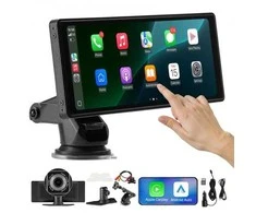 Automagnetola Vevor automobilinė „CarPlay“ stereosistema su jutikliniu ekranu