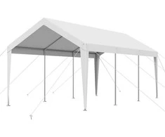Vevor Automobilio pastogė 3 x 6 m balta