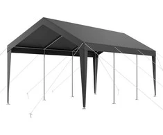 Vevor Automobilio pastogė 3 x 6 m pilka