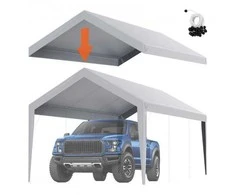 Vevor Automobilio pavėsinės keitinė uždanga 6100 x 3040 mm