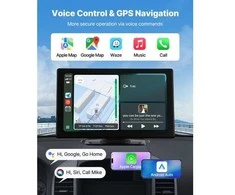 Automagnetola Vevor Automobilio radijas su CarPlay ir kamera