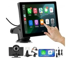 Automagnetola Vevor Automobilio stereo radijas su CarPlay ir kamera