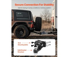 Vevor Automobilio vilkimo kablys su 2" rutuliuku