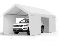 Vevor Automobilių pastogė su šoninėmis sienelėmis 3x6 m