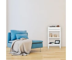 Relaxdays Balta bambukinė pastatoma lentyna