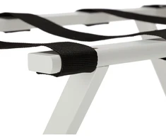 Kelioninis Relaxdays Balta sulankstoma bagažo stovas