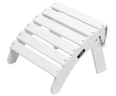 Vevor Baltas sulankstomas Adirondack pakojis
