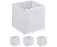 Kodustaar Baltos daiktadėžės su kilpine rankenėle