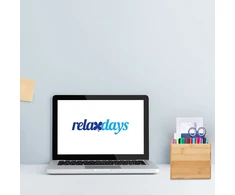 Relaxdays Bambukinė organizatoriaus dėžutė su 4 skyriais