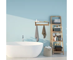 Relaxdays Bambukinė sieninė rankšluosčių kabykla