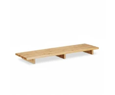 Relaxdays Bambukinė vonios lentynėlė 70 cm