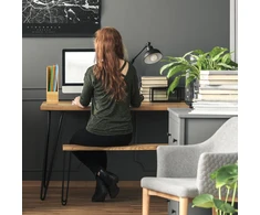 Relaxdays Bambukinė žurnalų dėklas A4