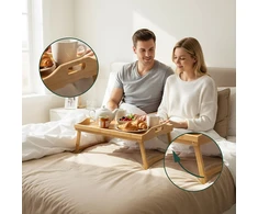 Relaxdays Bambukinis padėklas lovai