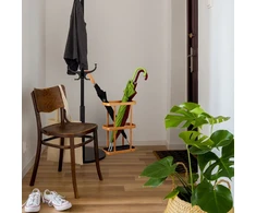 Relaxdays Bambukinis skėčių stovas su lašų padėklu