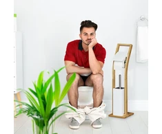 Relaxdays Bambukinis tualeto komplektas