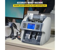 Vevor Banknotų skaičiuoklis su klastočių aptikimu, greitas skaičiavimas, pinigų skaičiavimo aparatas