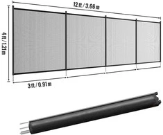 Vevor Baseinas tvora 4 x 12 FT vaikų saugumui