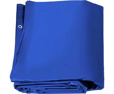 Vevor Baseino saugos uždanga, 4x8 m, mėlyna PVC