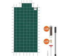 Vevor Baseino saugos uždangalas 16x32ft stačiakampiams