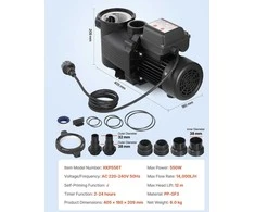 VEVOR Baseino siurblys su laikmačiu ir filtru
